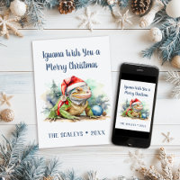 Iguana quer um Feliz Natal