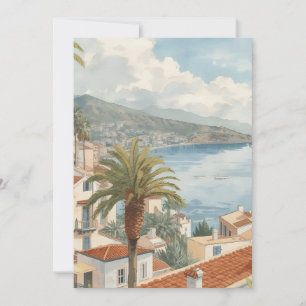 Cartão De Festividades Ilhas Baleares Viagem Francesa Vintage