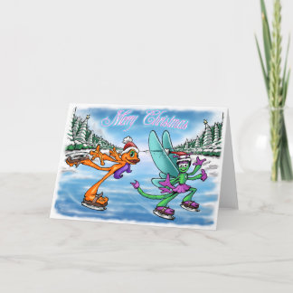 Cartão De Festividades Illow &  on ice - Merry X-Mas Card