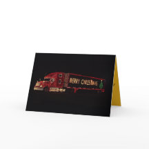 Ilumine-o acima do Natal do camionista