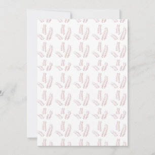 Cartão De Festividades Ilustração Botânica Vintage - Arte Floral Elegante