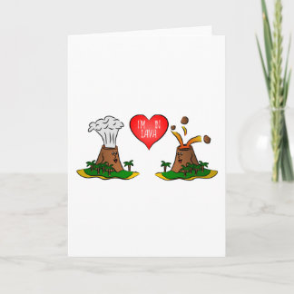 Cartão De Festividades I'm in Lava - Science Valentine's Day Card