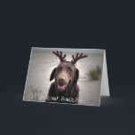 Cartão De Festividades I'm ready<br><div class="desc">A wonderful gift for any dog person,  but especially for a Labrador lover.</div>