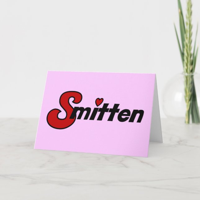 Cartão De Festividades I'm Smitten - Valentines Day Message (Frente)