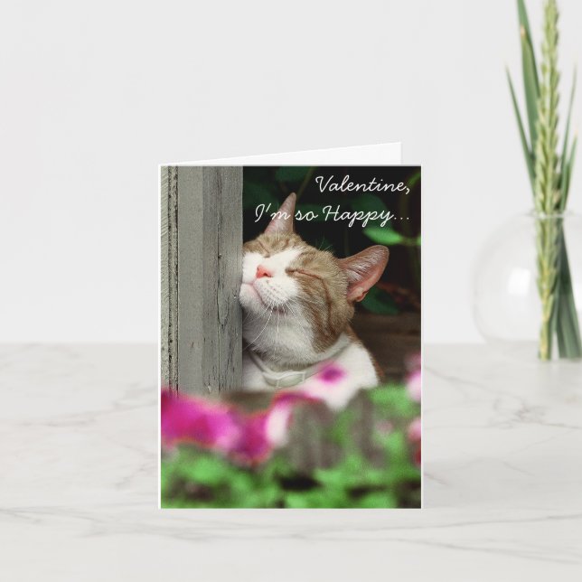 Cartão De Festividades I'm So Happy Valentine (Frente)