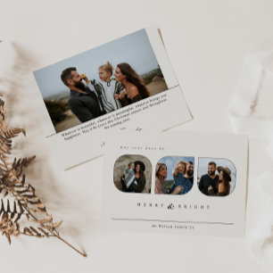 Cartão De Festividades Imagem 4 do Elegant Boho Script