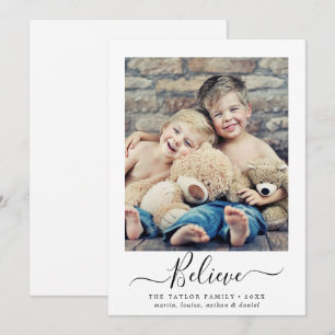 Cartão De Festividades Imagem De Retrato Religioso De Credo Minimalista