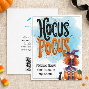 Cartão De Festividades Imóveis Personalizados Hocus Pocus Halloween