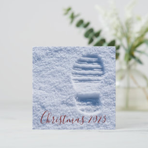 Cartão De Festividades impressão de Boot Natal 2023