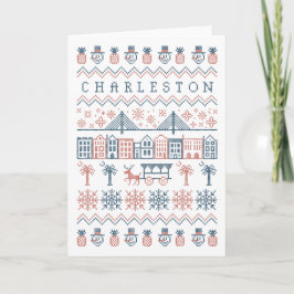 Cartão De Festividades Impressão feio da camisola de Charleston