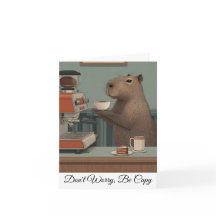 Impressão Personalizada de Cafeteria de Capivara V