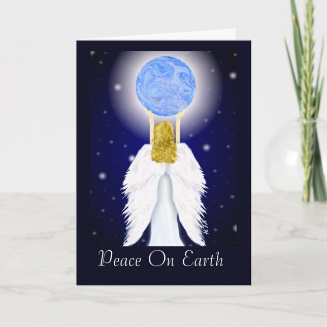 Cartão De Festividades In Good Hands Holiday Greeting Card (Frente)