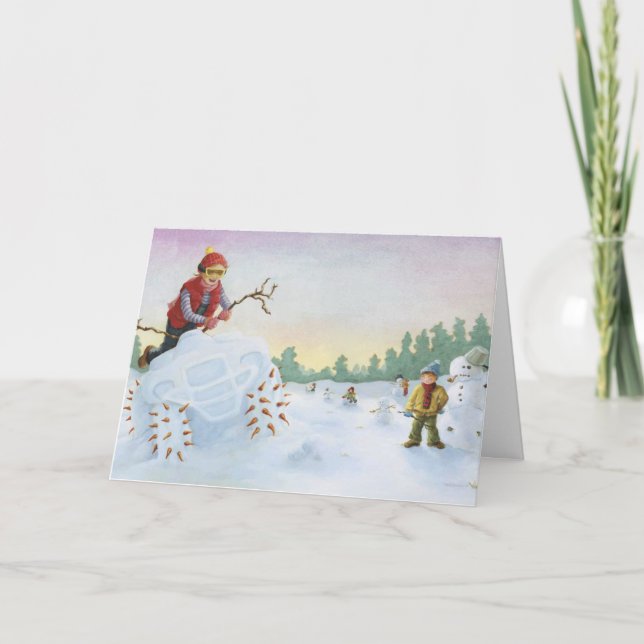 Cartão De Festividades In the Meadow we can Build an... ATV (Frente)