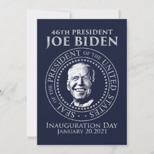 Cartão De Festividades Inauguration day 2021 president Biden