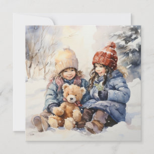 Cartão De Festividades Incutindo o Natal com Amor Sincero