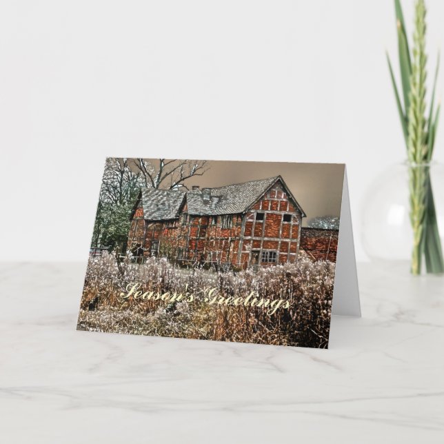 CARTÃO DE FESTIVIDADES INGLATERRA ANTIGA (Frente)