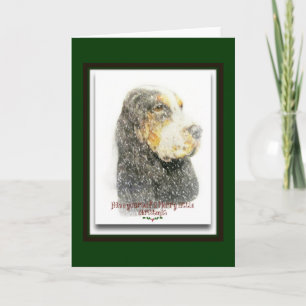 Cartão De Festividades Inglês Cocker Spaniel