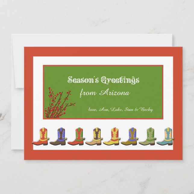 Cartão De Festividades Inicializa em uma placa de feriado de linha (Frente)