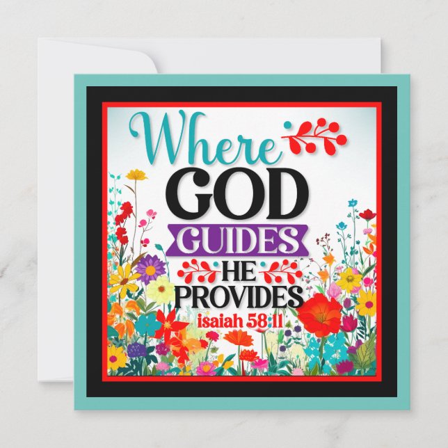 Cartão De Festividades Inspiração Floral Retroativa (Frente)