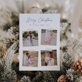 Cartão De Festividades Instantâneo | Feliz Natal 4 Foto