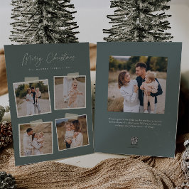 Cartão De Festividades Instantâneo | Feliz Natal 5 Foto