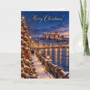 Cartão De Festividades Inverness Riverside Feliz Natal