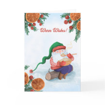 Inverno Gnomo na neve