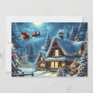 Cartão De Festividades Inverno/Natal/Natal/Nevasca