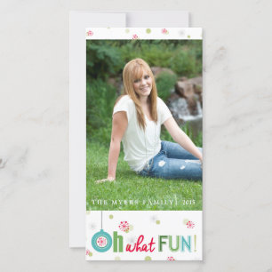 Cartão De Festividades Inverno Whimsso Oh que divertido