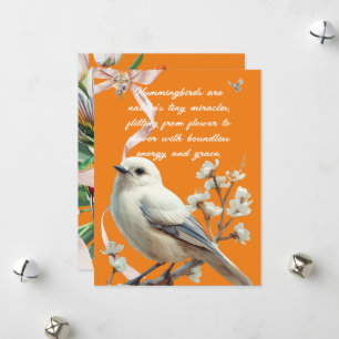 CARTÃO DE FESTIVIDADES IRÊNCIAS HUMMINGBIRS