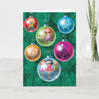 Cartão De Festividades Irish Baubles Christmas Card