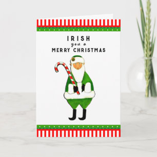Cartão De Festividades Irish Christmas Greeting Cards