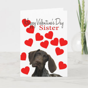 Cartão De Festividades Irmã Glossy Namorados Grizzly Puppy Amor