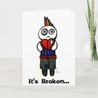 Cartão De Festividades It's Broken...Valentine card