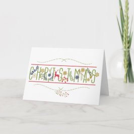 Cartão De Festividades It's Christmas Holiday Greeting Card