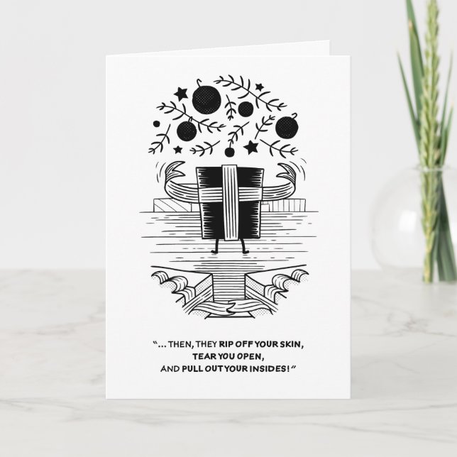 Cartão De Festividades Jack, o Estripador (Frente)