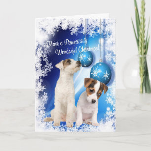 Cartão De Festividades Jack Russell Christmas Wishes - Customize It! #2