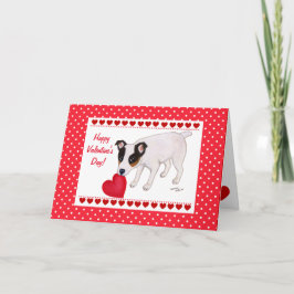 Cartão De Festividades Jack Russell Terrier Valentine Card