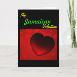 Cartão De Festividades Jamaican Valentines Card