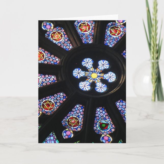 Cartão De Festividades Janela em Barcelona (Frente)