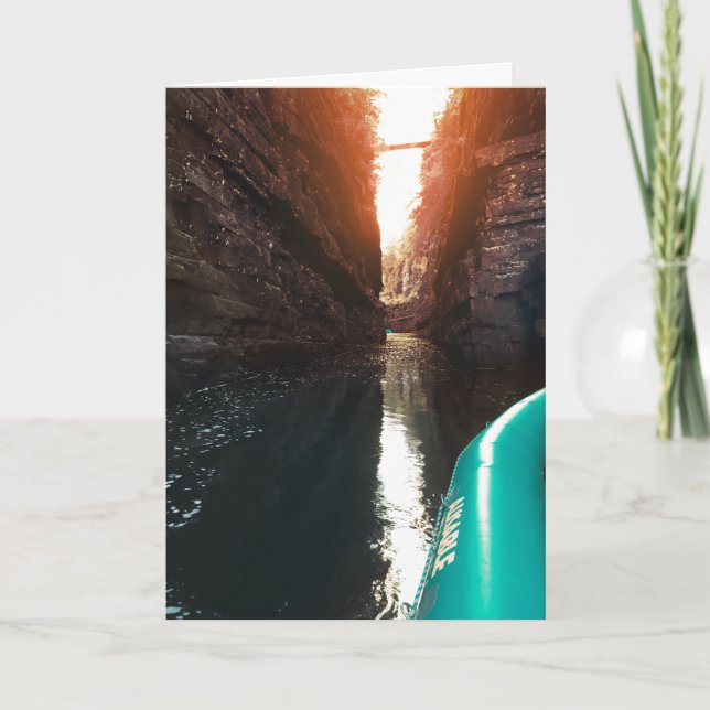 Cartão De Festividades jangada de abaulação (Frente)