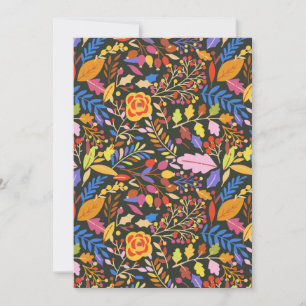 Cartão De Festividades Jardim Botânico de outono Russo da Vintage