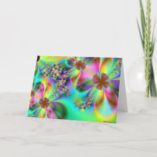 Cartão De Festividades Jardim elétrico