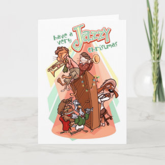 Cartão De Festividades Jazzy Christmas