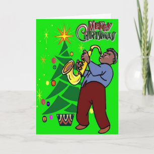 Cartão De Festividades Jazzy Christmas