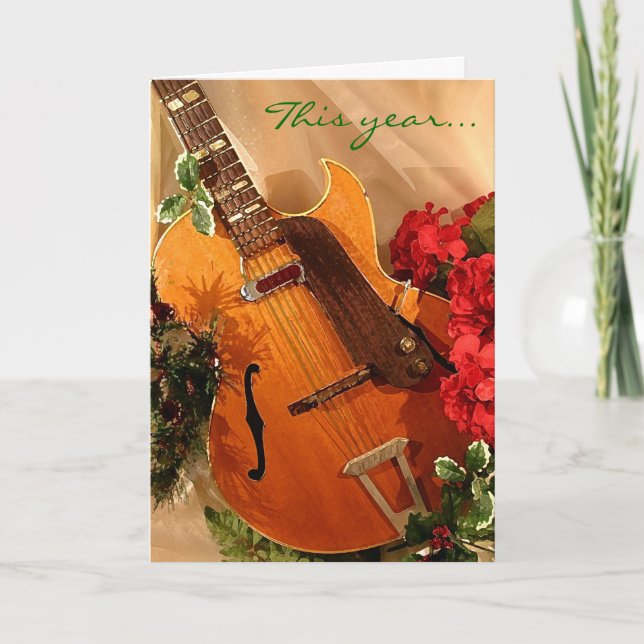 Cartão De Festividades Jazzy Little Christmas card (Frente)