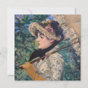 Cartão De Festividades Jeanne (Primavera) Por Édouard Manet
