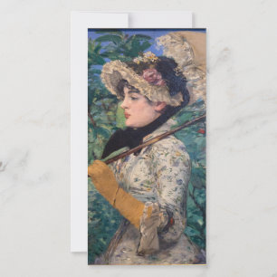 Cartão De Festividades Jeanne (Primavera) Por Édouard Manet