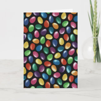 Cartão De Festividades Jelly Bean Easter card