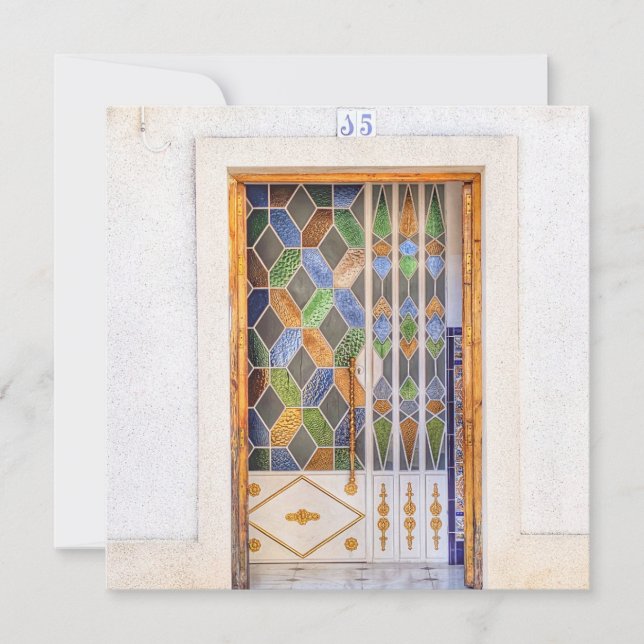 Cartão De Festividades Jerez Door (Frente)